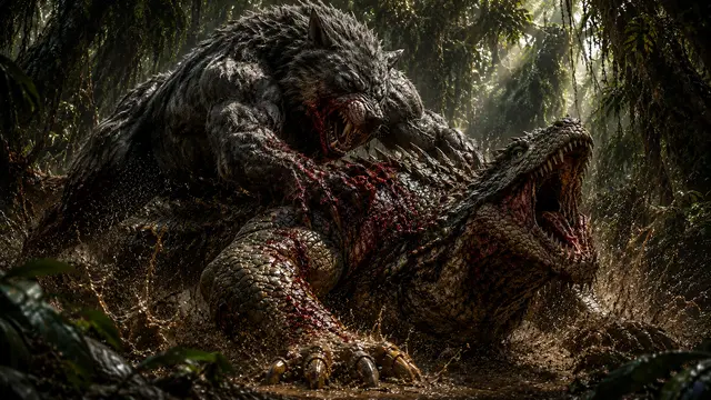 Crond'llor fights a Dracoid